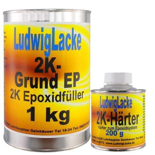 Epoxidfüller grau kg - grau, 1,2