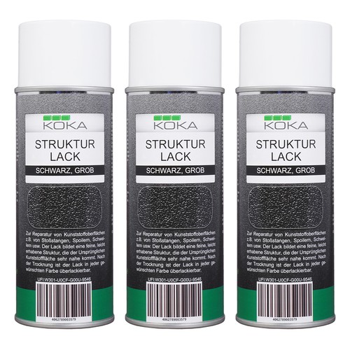 Koka struktur lack - 3x, struktur-lack