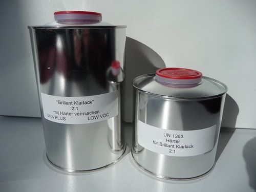 Liter set brillant klarlack - 6,