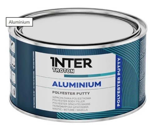 Aluminium aluspachtel - aluminium, +