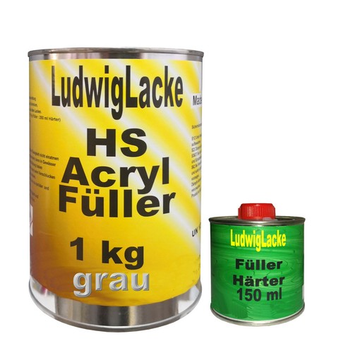 Acrylfüller set grau - 1,15, kg