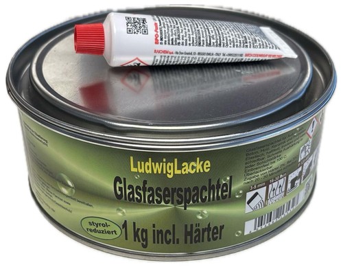 Glasfaserspachtel mit 20g - 1,